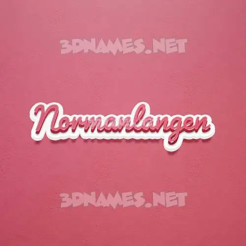 normanlangen in Red Scribble style - 3D name wallpaper normanlangen in Red Scribble style - 3D name wallpaper