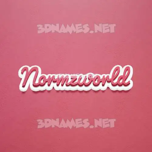 normzworld in Red Scribble style - 3D name wallpaper normzworld in Red Scribble style - 3D name wallpaper
