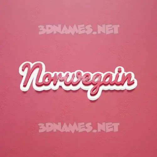 norwegain in Red Scribble style - 3D name wallpaper norwegain in Red Scribble style - 3D name wallpaper
