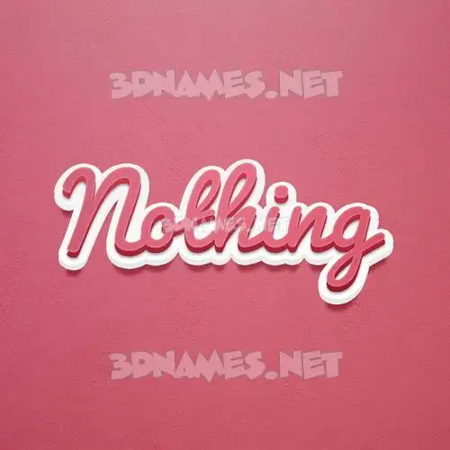 nothing in Red Scribble style - 3D name wallpaper nothing in Red Scribble style - 3D name wallpaper