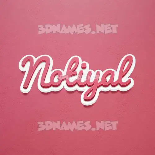 notiyal in Red Scribble style - 3D name wallpaper notiyal in Red Scribble style - 3D name wallpaper