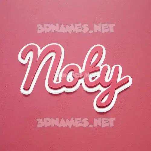 noty in Red Scribble style - 3D name wallpaper noty in Red Scribble style - 3D name wallpaper