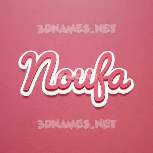 noufa in Red Scribble style - 3D name wallpaper noufa in Red Scribble style - 3D name wallpaper