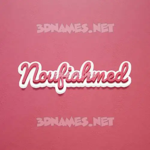 noufiahmed in Red Scribble style - 3D name wallpaper noufiahmed in Red Scribble style - 3D name wallpaper