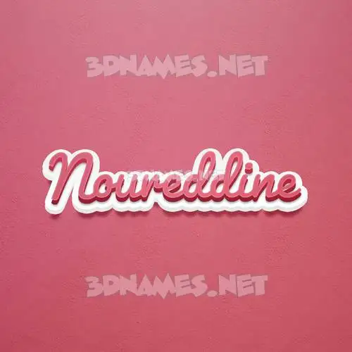 noureddine in Red Scribble style - 3D name wallpaper noureddine in Red Scribble style - 3D name wallpaper