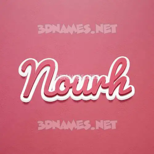 nourh in Red Scribble style - 3D name wallpaper nourh in Red Scribble style - 3D name wallpaper