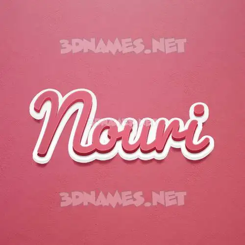 nouri in Red Scribble style - 3D name wallpaper nouri in Red Scribble style - 3D name wallpaper