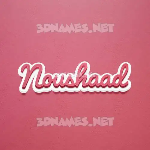 noushaad in Red Scribble style - 3D name wallpaper noushaad in Red Scribble style - 3D name wallpaper