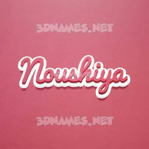 noushiya in Red Scribble style - 3D name wallpaper noushiya in Red Scribble style - 3D name wallpaper