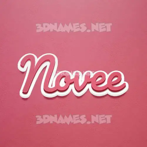 novee in Red Scribble style - 3D name wallpaper novee in Red Scribble style - 3D name wallpaper