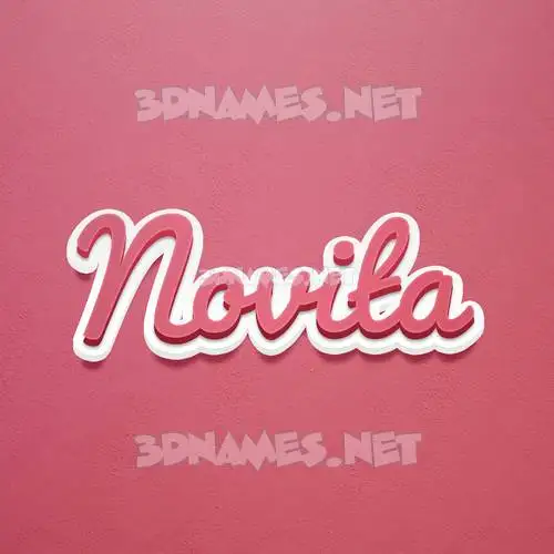 novita in Red Scribble style - 3D name wallpaper novita in Red Scribble style - 3D name wallpaper