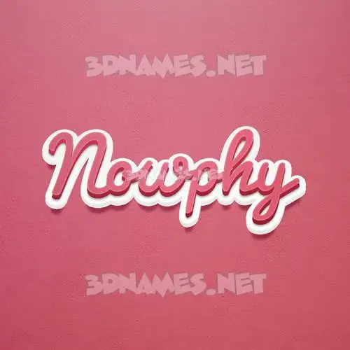 nowphy in Red Scribble style - 3D name wallpaper nowphy in Red Scribble style - 3D name wallpaper