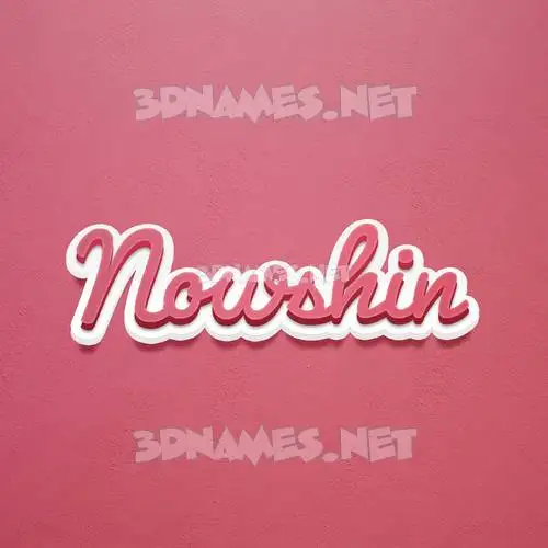nowshin in Red Scribble style - 3D name wallpaper nowshin in Red Scribble style - 3D name wallpaper
