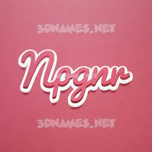 npgnr in Red Scribble style - 3D name wallpaper npgnr in Red Scribble style - 3D name wallpaper