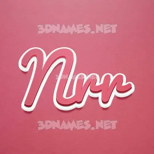 nrr in Red Scribble style - 3D name wallpaper nrr in Red Scribble style - 3D name wallpaper