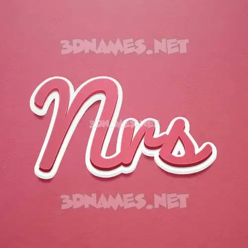 nrs in Red Scribble style - 3D name wallpaper nrs in Red Scribble style - 3D name wallpaper