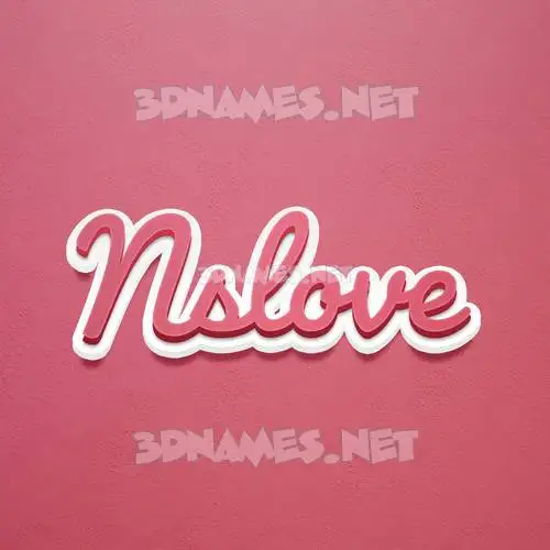 nslove in Red Scribble style - 3D name wallpaper nslove in Red Scribble style - 3D name wallpaper