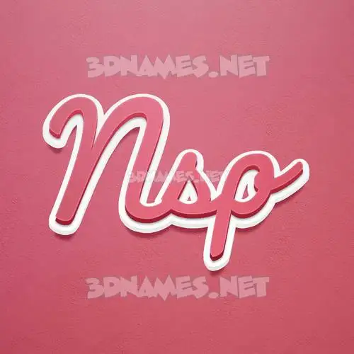 nsp in Red Scribble style - 3D name wallpaper nsp in Red Scribble style - 3D name wallpaper