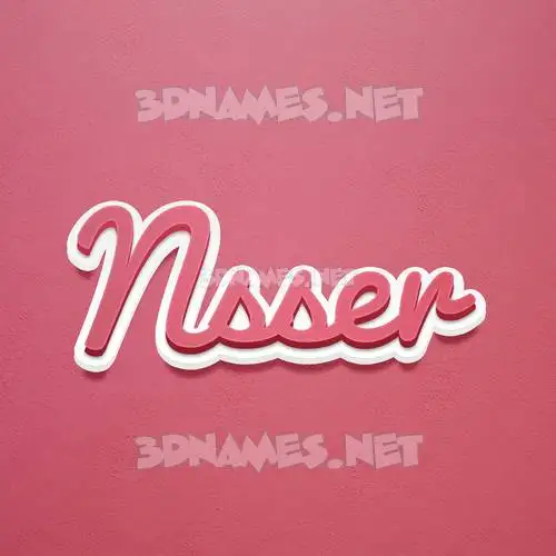 nsser in Red Scribble style - 3D name wallpaper nsser in Red Scribble style - 3D name wallpaper