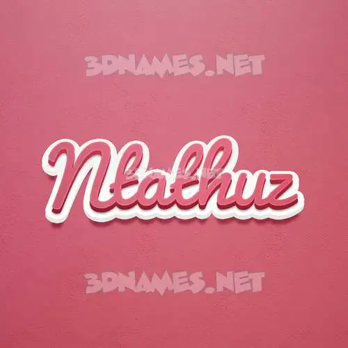 ntathuz in Red Scribble style - 3D name wallpaper ntathuz in Red Scribble style - 3D name wallpaper