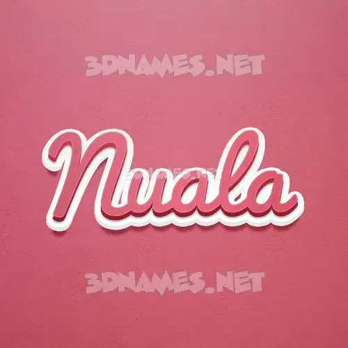 nuala in Red Scribble style - 3D name wallpaper nuala in Red Scribble style - 3D name wallpaper
