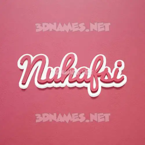 nuhafsi in Red Scribble style - 3D name wallpaper nuhafsi in Red Scribble style - 3D name wallpaper