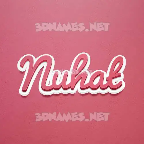 nuhat in Red Scribble style - 3D name wallpaper nuhat in Red Scribble style - 3D name wallpaper