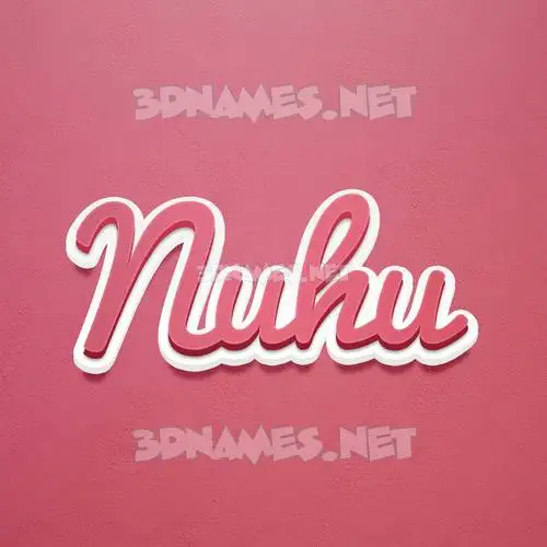 nuhu in Red Scribble style - 3D name wallpaper nuhu in Red Scribble style - 3D name wallpaper