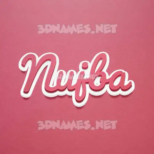 nujba in Red Scribble style - 3D name wallpaper nujba in Red Scribble style - 3D name wallpaper