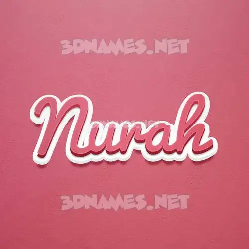 nurah in Red Scribble style - 3D name wallpaper nurah in Red Scribble style - 3D name wallpaper
