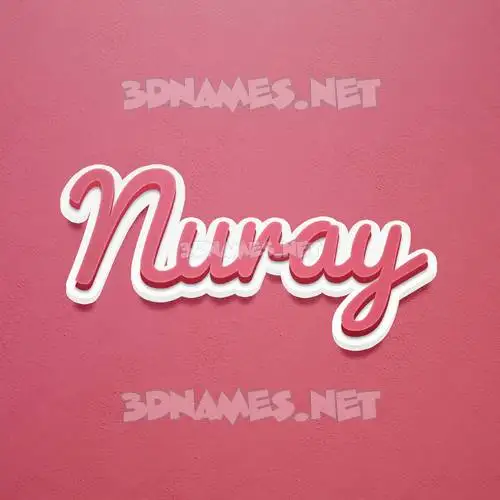 nuray in Red Scribble style - 3D name wallpaper nuray in Red Scribble style - 3D name wallpaper