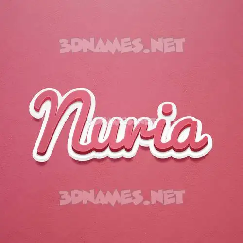 nuria in Red Scribble style - 3D name wallpaper nuria in Red Scribble style - 3D name wallpaper