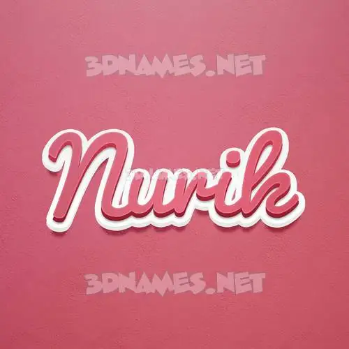nurik in Red Scribble style - 3D name wallpaper nurik in Red Scribble style - 3D name wallpaper
