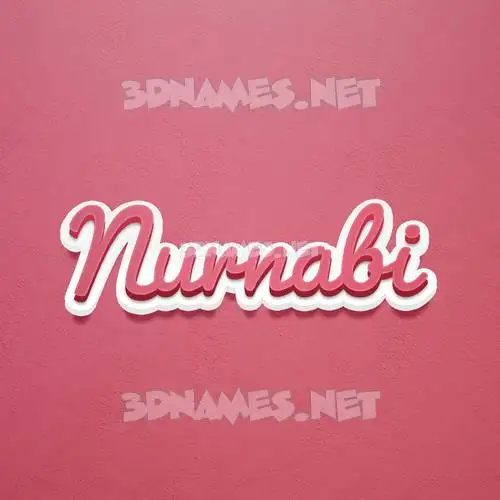 nurnabi in Red Scribble style - 3D name wallpaper nurnabi in Red Scribble style - 3D name wallpaper
