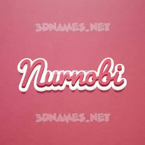 nurnobi in Red Scribble style - 3D name wallpaper nurnobi in Red Scribble style - 3D name wallpaper