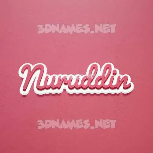 nuruddin in Red Scribble style - 3D name wallpaper nuruddin in Red Scribble style - 3D name wallpaper