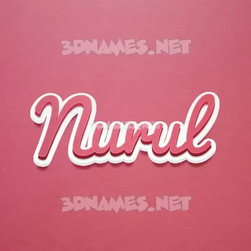 nurul in Red Scribble style - 3D name wallpaper nurul in Red Scribble style - 3D name wallpaper