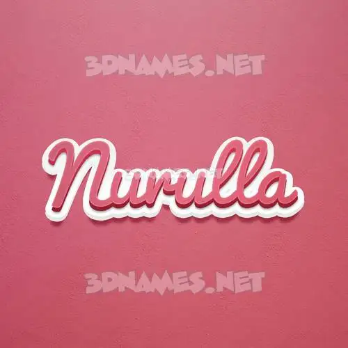 nurulla in Red Scribble style - 3D name wallpaper nurulla in Red Scribble style - 3D name wallpaper