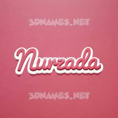 nurzada in Red Scribble style - 3D name wallpaper nurzada in Red Scribble style - 3D name wallpaper