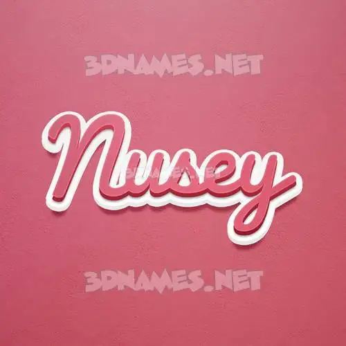 nusey in Red Scribble style - 3D name wallpaper nusey in Red Scribble style - 3D name wallpaper