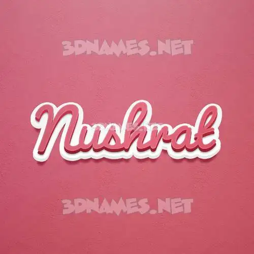 nushrat in Red Scribble style - 3D name wallpaper nushrat in Red Scribble style - 3D name wallpaper
