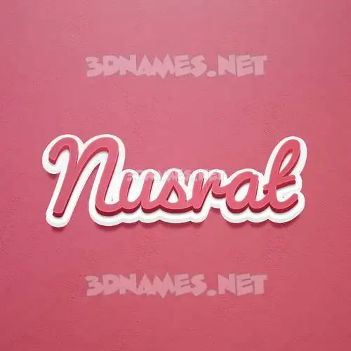 nusrat in Red Scribble style - 3D name wallpaper nusrat in Red Scribble style - 3D name wallpaper
