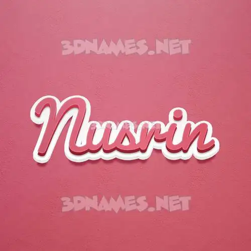 nusrin in Red Scribble style - 3D name wallpaper nusrin in Red Scribble style - 3D name wallpaper