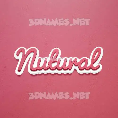 nutural in Red Scribble style - 3D name wallpaper nutural in Red Scribble style - 3D name wallpaper