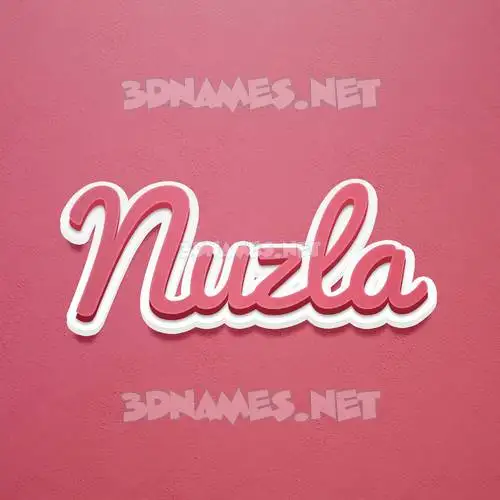 nuzla in Red Scribble style - 3D name wallpaper nuzla in Red Scribble style - 3D name wallpaper