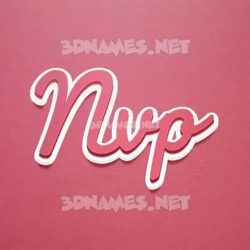nvp in Red Scribble style - 3D name wallpaper nvp in Red Scribble style - 3D name wallpaper