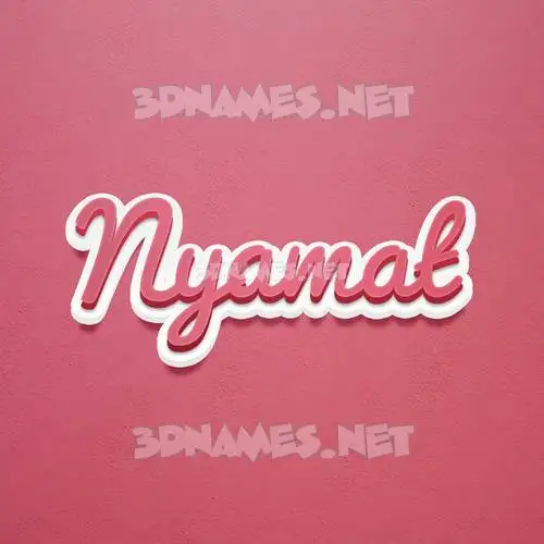 nyamat in Red Scribble style - 3D name wallpaper nyamat in Red Scribble style - 3D name wallpaper