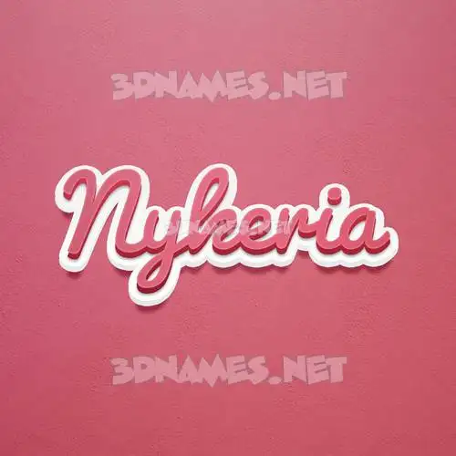 nykeria in Red Scribble style - 3D name wallpaper nykeria in Red Scribble style - 3D name wallpaper