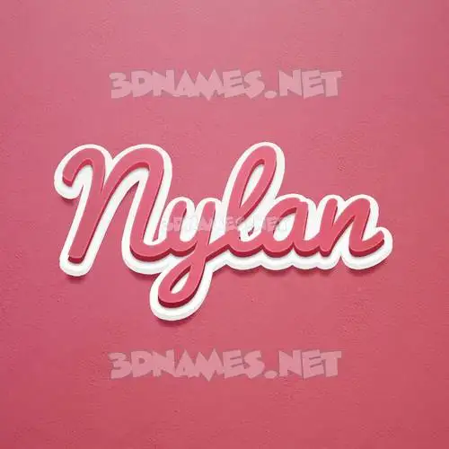 nylan in Red Scribble style - 3D name wallpaper nylan in Red Scribble style - 3D name wallpaper