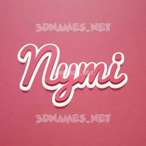 nymi in Red Scribble style - 3D name wallpaper nymi in Red Scribble style - 3D name wallpaper